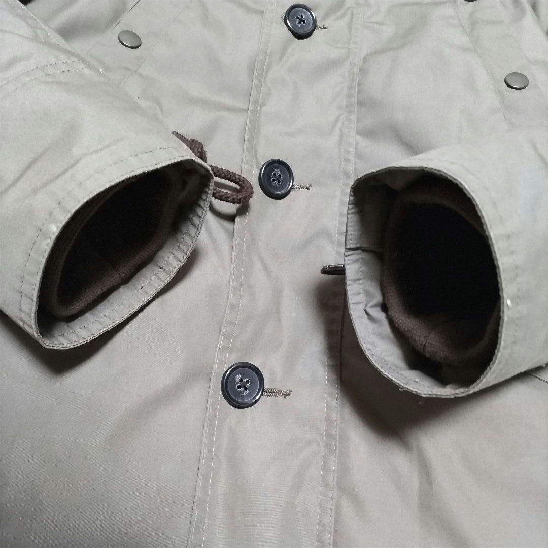 美品　ナノユニバース　西川ダウン　ダウンジャケット　ラクーン　着脱可　N-3B