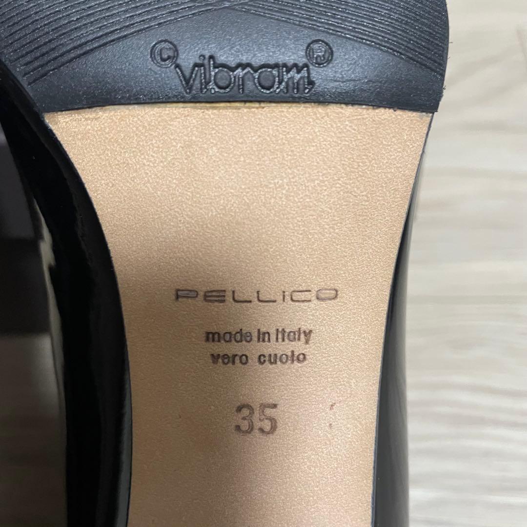 ☆未使用☆ペリーコPELLICO ANDREA パンプス　エナメル　ブラック