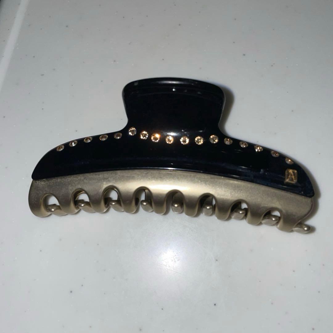 アレクサンドル ドゥ パリ ヘアクリップ（L）ストーン付き