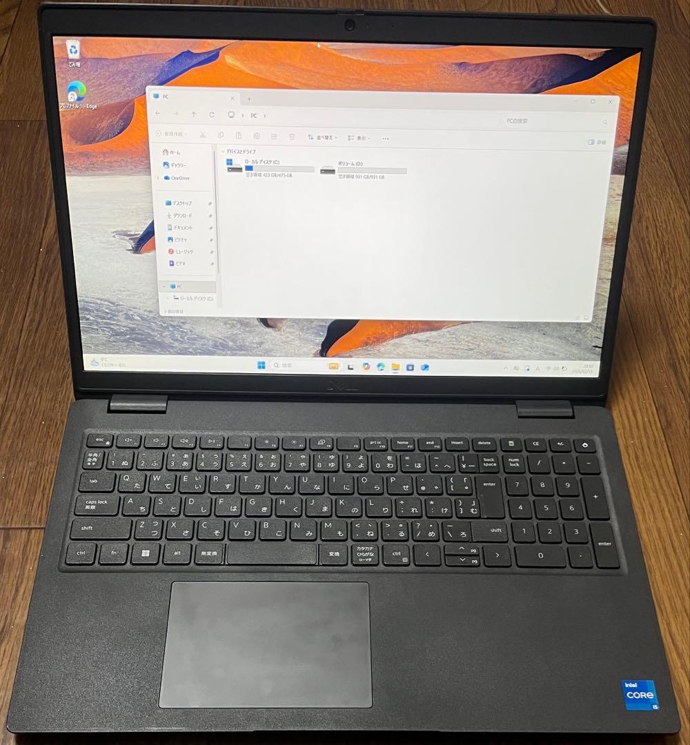 Windowsノート本体 Dell Latitude 3520 i5-11 16GB 512GB+1TB