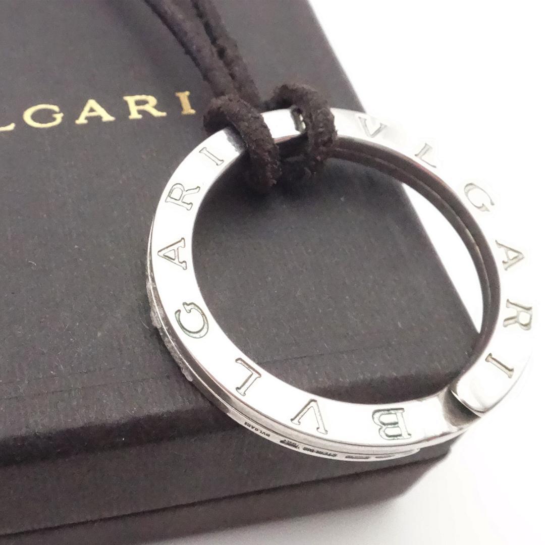 【箱・革紐付き】BVLGARI ブルガリ キーリング ネックレス シルバー925
