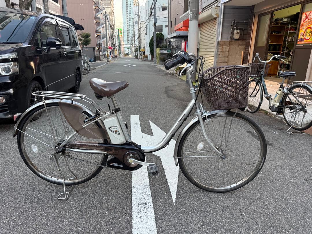 S*n様 Panasonic 電動アシスト自転車 シルバー 10Ah バッテリー
