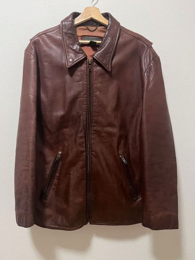 Banana Republic ブラウン　レザージャケット XL　古着