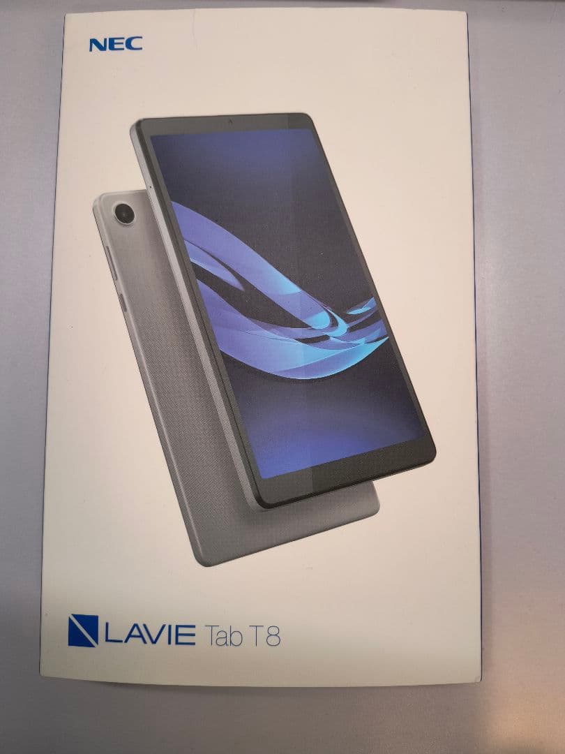 タブレット　NEC LAVIE Tab T8 アークティックグレー