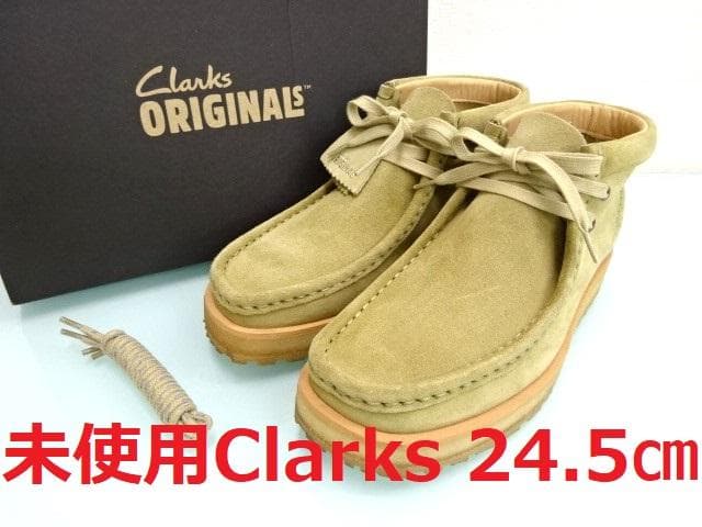 未使用　クラークス Wallabee Scout　ワラビースカウト　24.5㎝