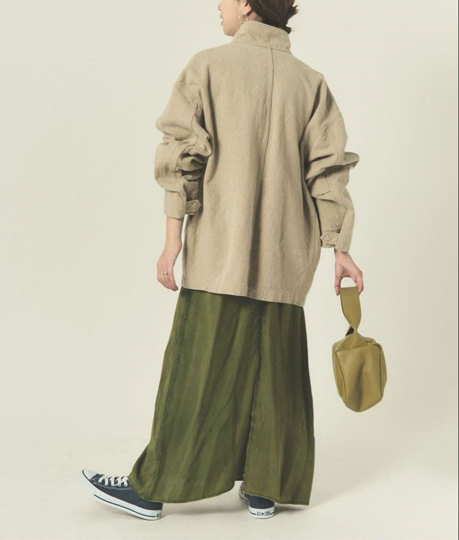 【FRAMeWORK】綿麻キャンバスフィールドジャケット