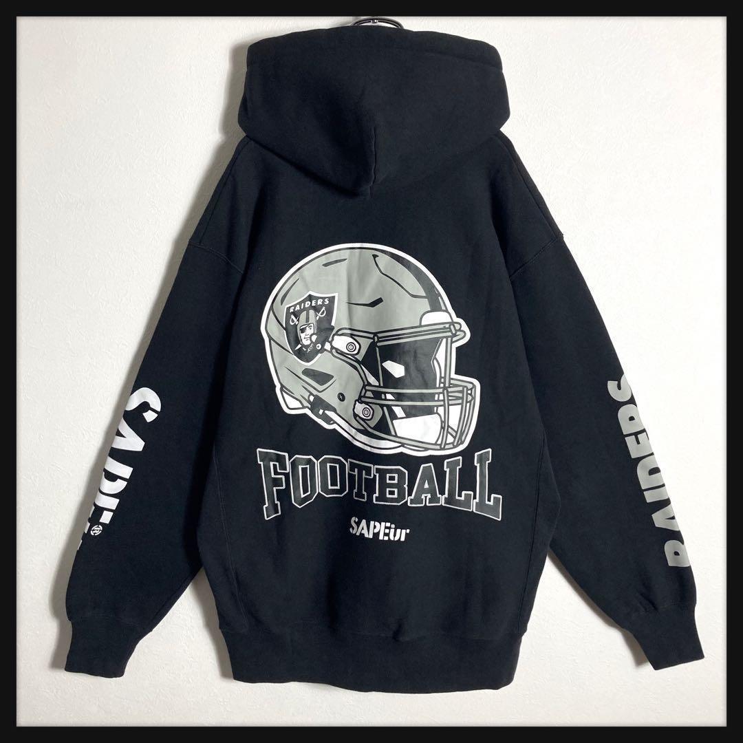 【限定コラボ】サプール レイダース RAIDERS パーカー ブラック L 美品