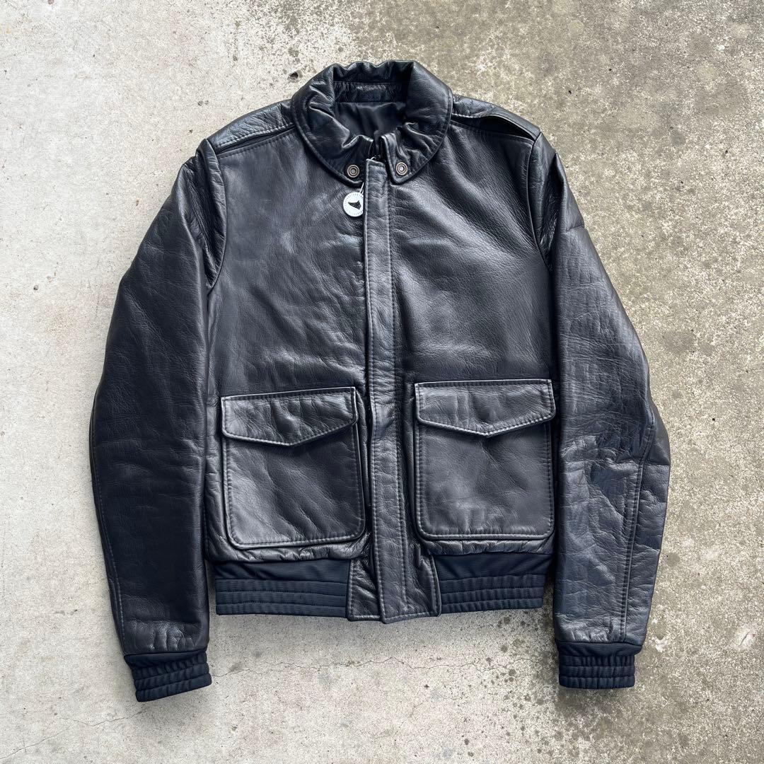 BALENCIAGA レザー ジャケット ブルゾン 44