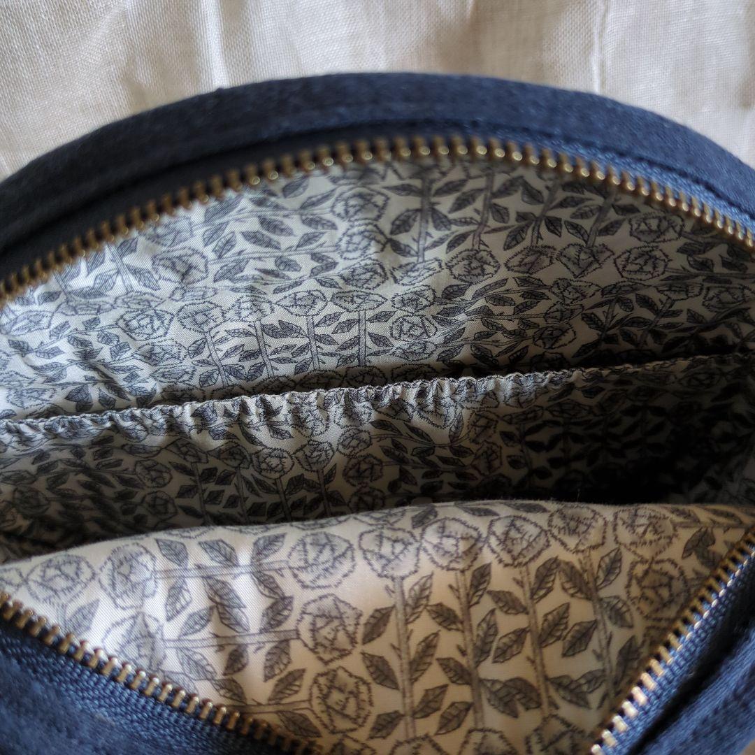 ハンドメイド まあるいポーチ ミナペルホネン生地使用♪