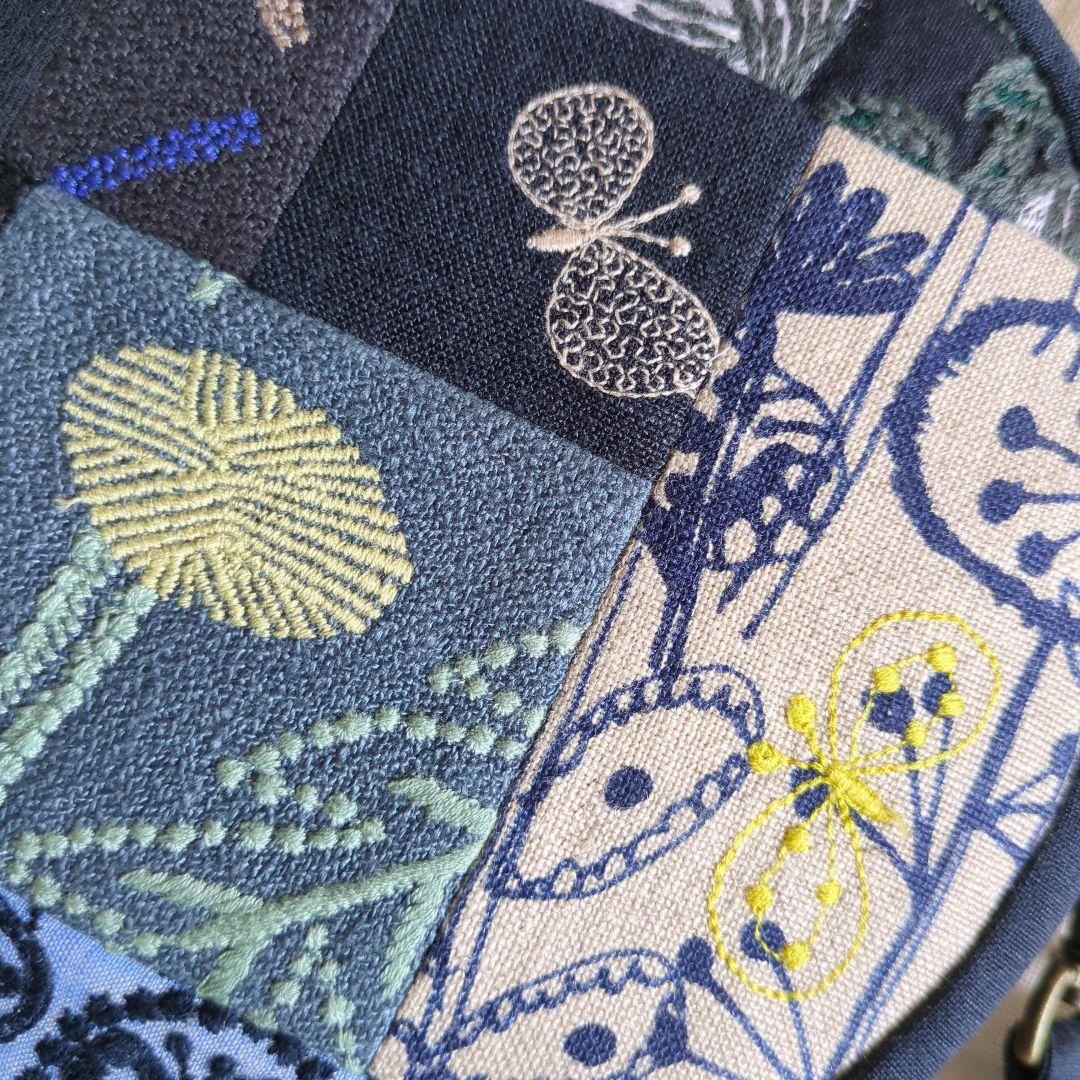 ハンドメイド まあるいポーチ ミナペルホネン生地使用♪