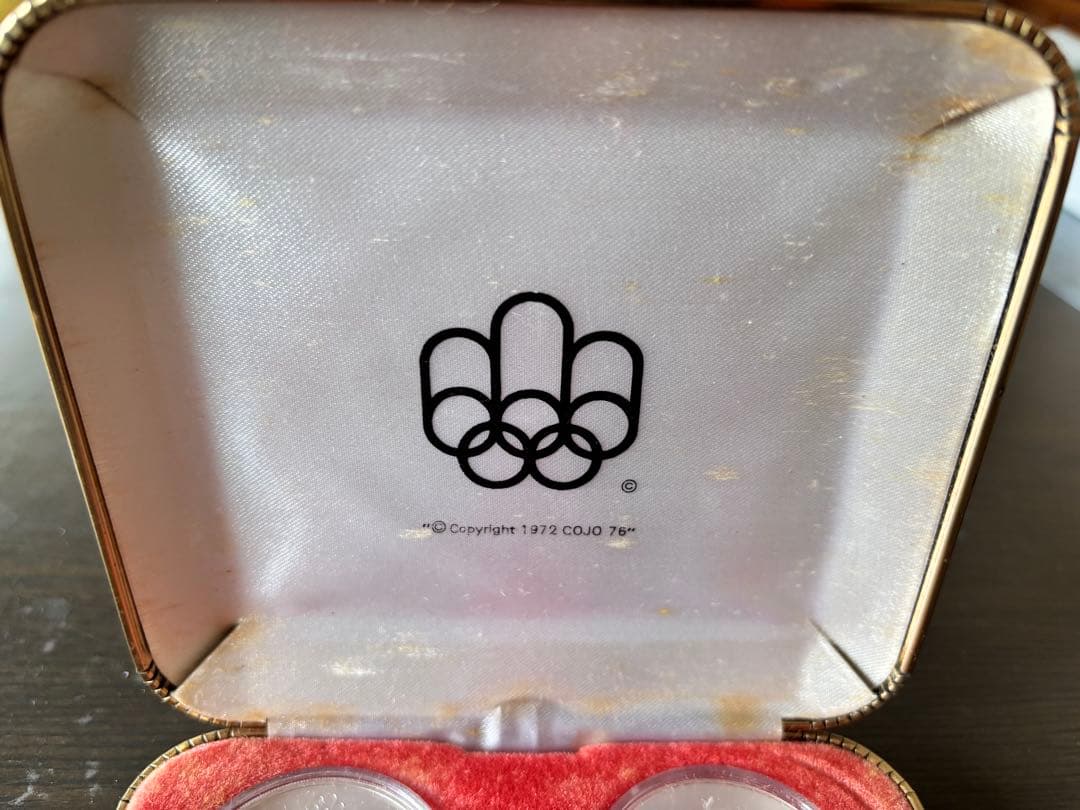 1976年モントリオールオリンピック記念硬貨セット　箱付き