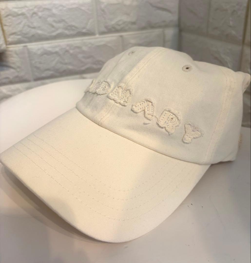 Mary logo cap ANDMARY　アイボリー