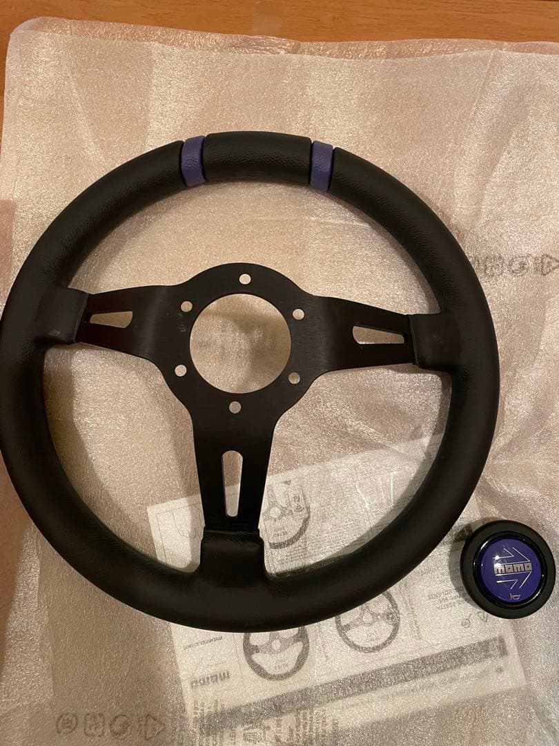 momoステ モモステアリング フィナルコネクションコラボ 限定色 紫 33φ