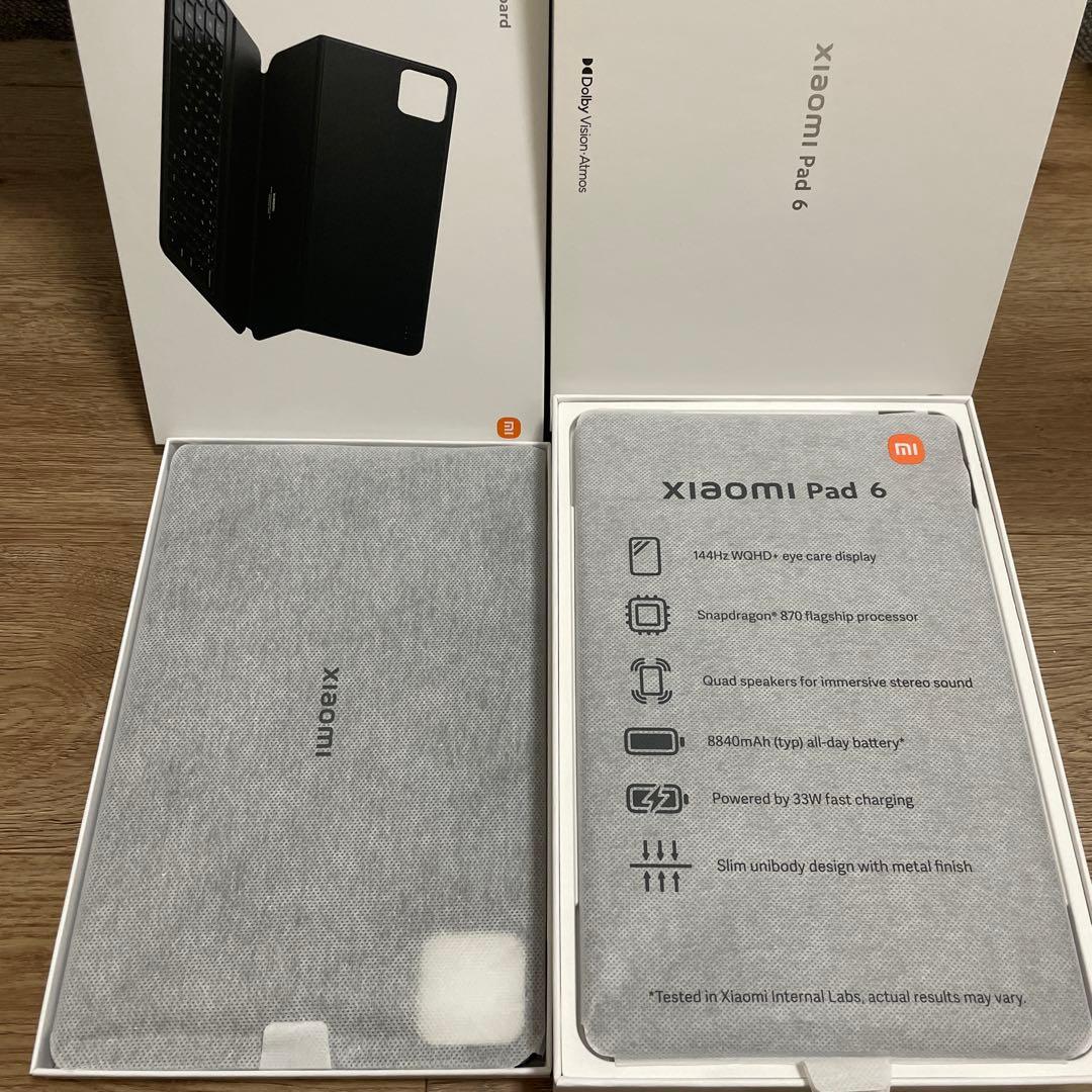 Xiaomi Pad6(6GB+128GB) &純正キーボード