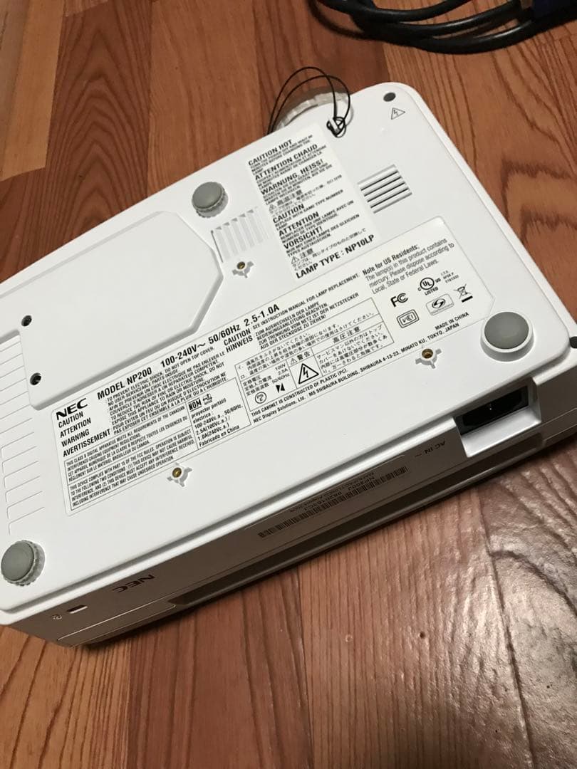 NEC ViewLight DLP方式プロジェクター NP200J