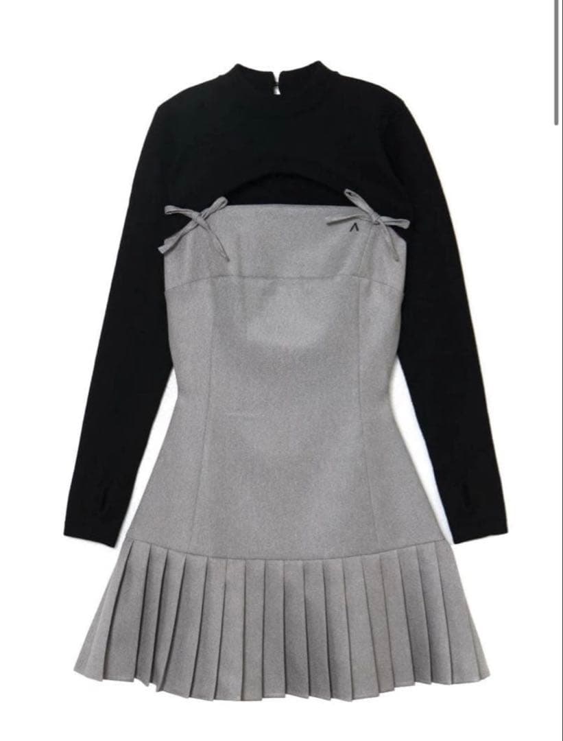 ワンピース Karen knit set mini dress andmary