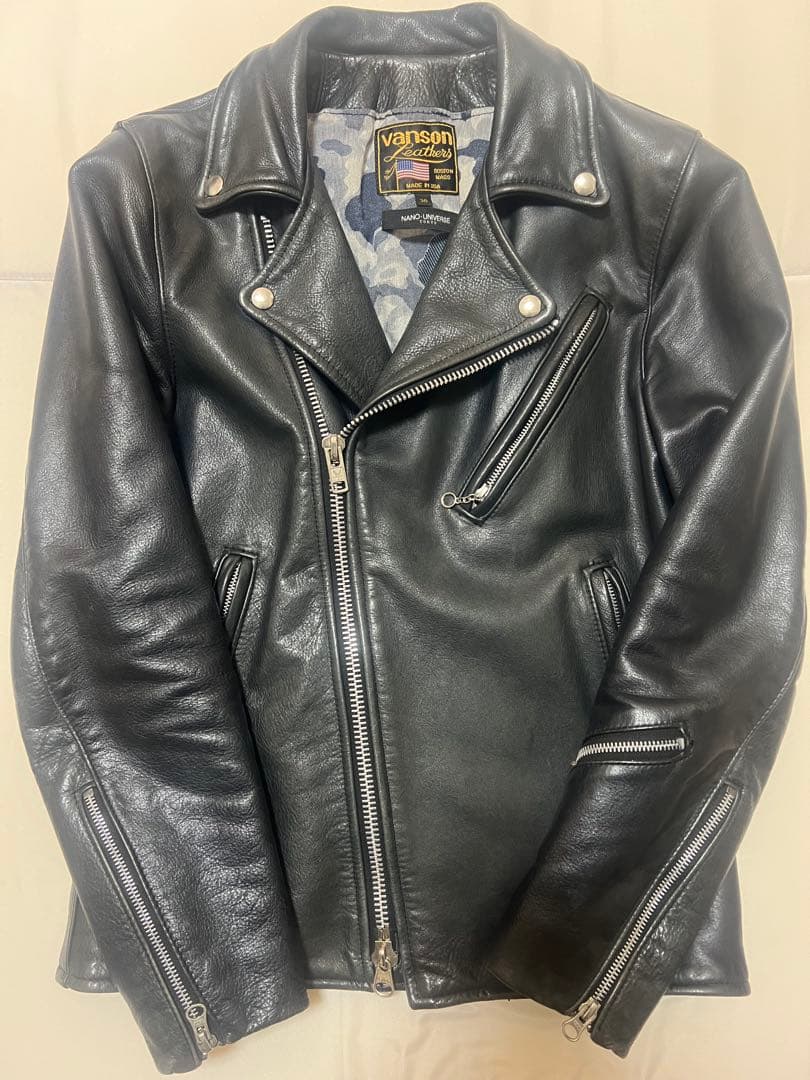 sjtim 　vanson ライダース バンソン　ナノユニバース