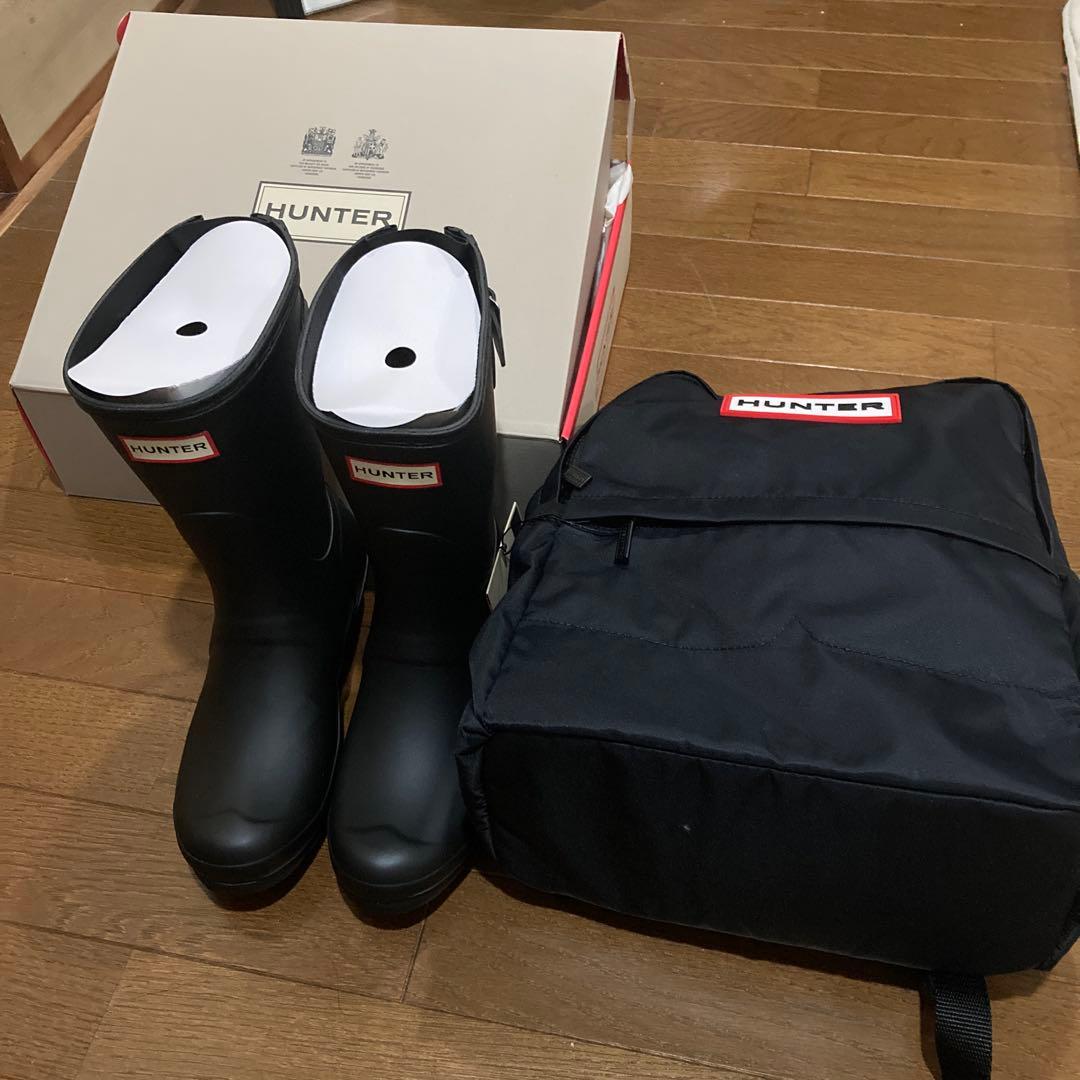 タグ付き新品❗️HUNTER 長靴とリュックセット