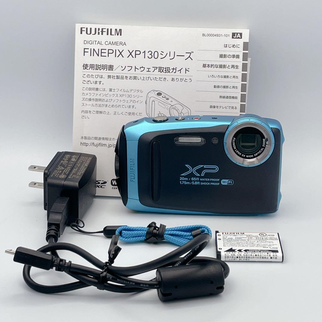 【美品】FUJIFILM FinePix XP130 防水 耐衝撃 Wi-Fi