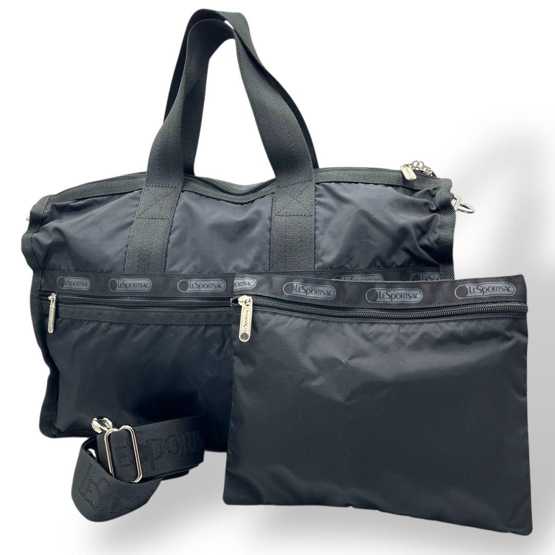 ✨極美品✨　レスポートサック　ナイロン　ボストンバッグ　黒　2way 144