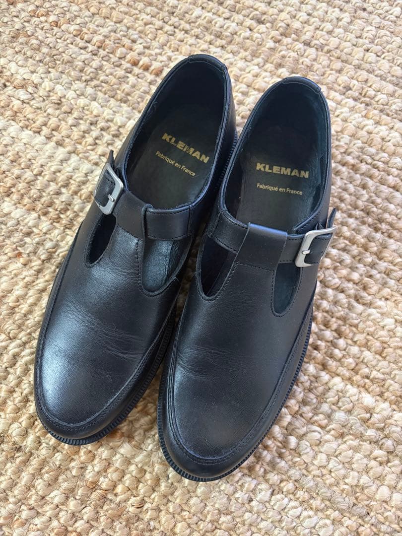 KLEMAN DAISY Tストラップ付き　レザーシューズ　レディース　クレマン