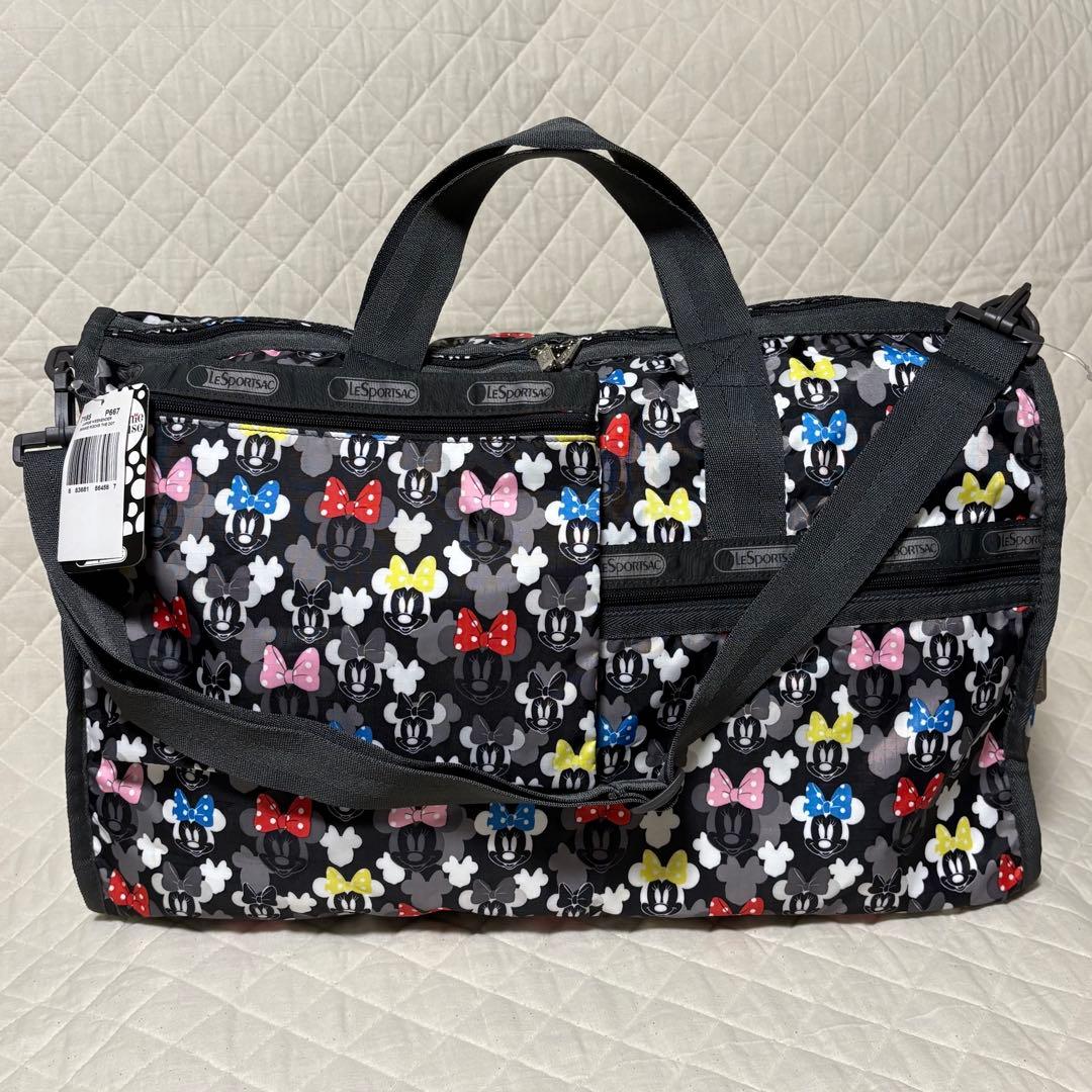 レスポートサック　ミニーロックスザドットLARGE WEEKENDER &ポーチ