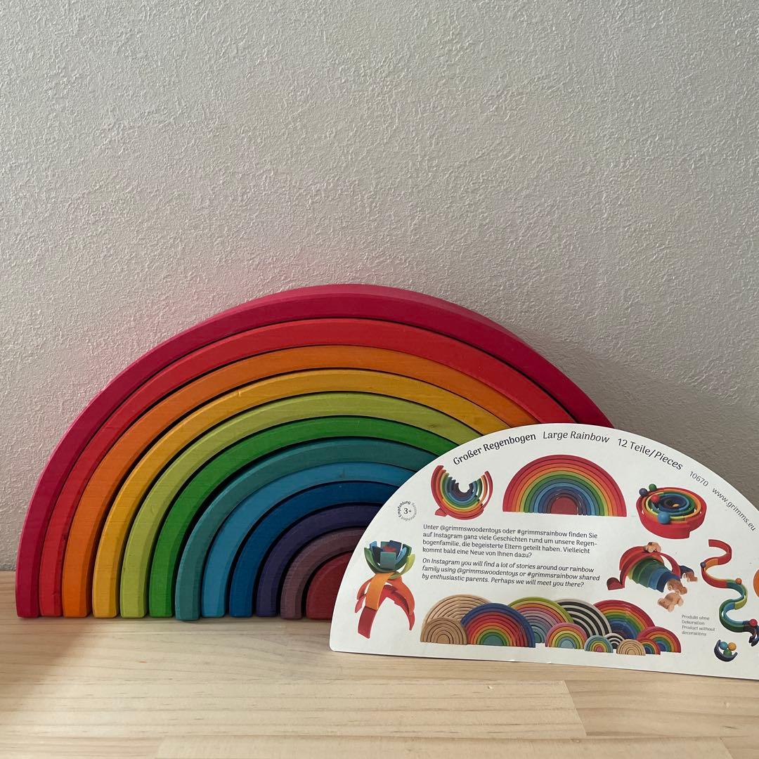 韓国こども服　アーチレインボー　ビルディングボード