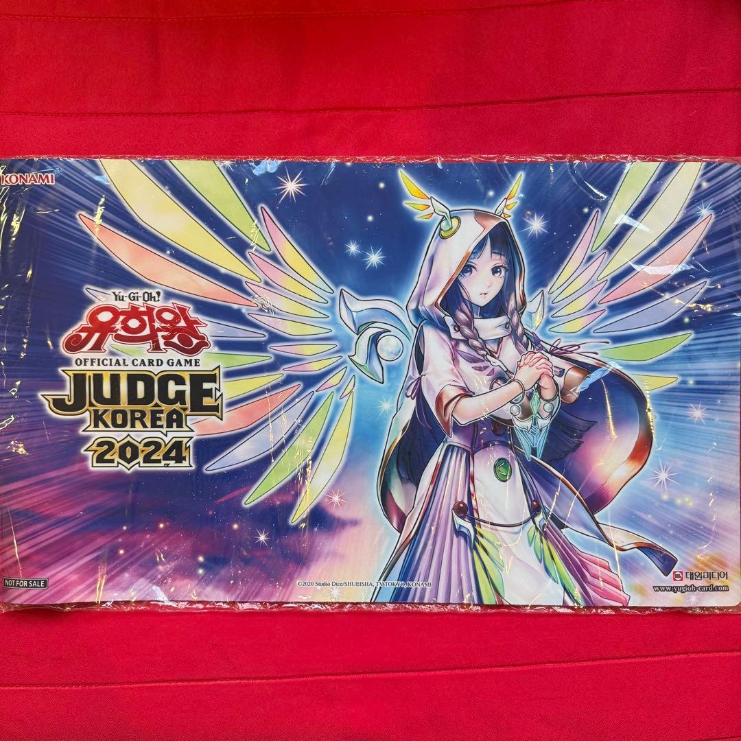 【希少】遊戯王　宣告者の神巫　プレイマット　未開封　韓国