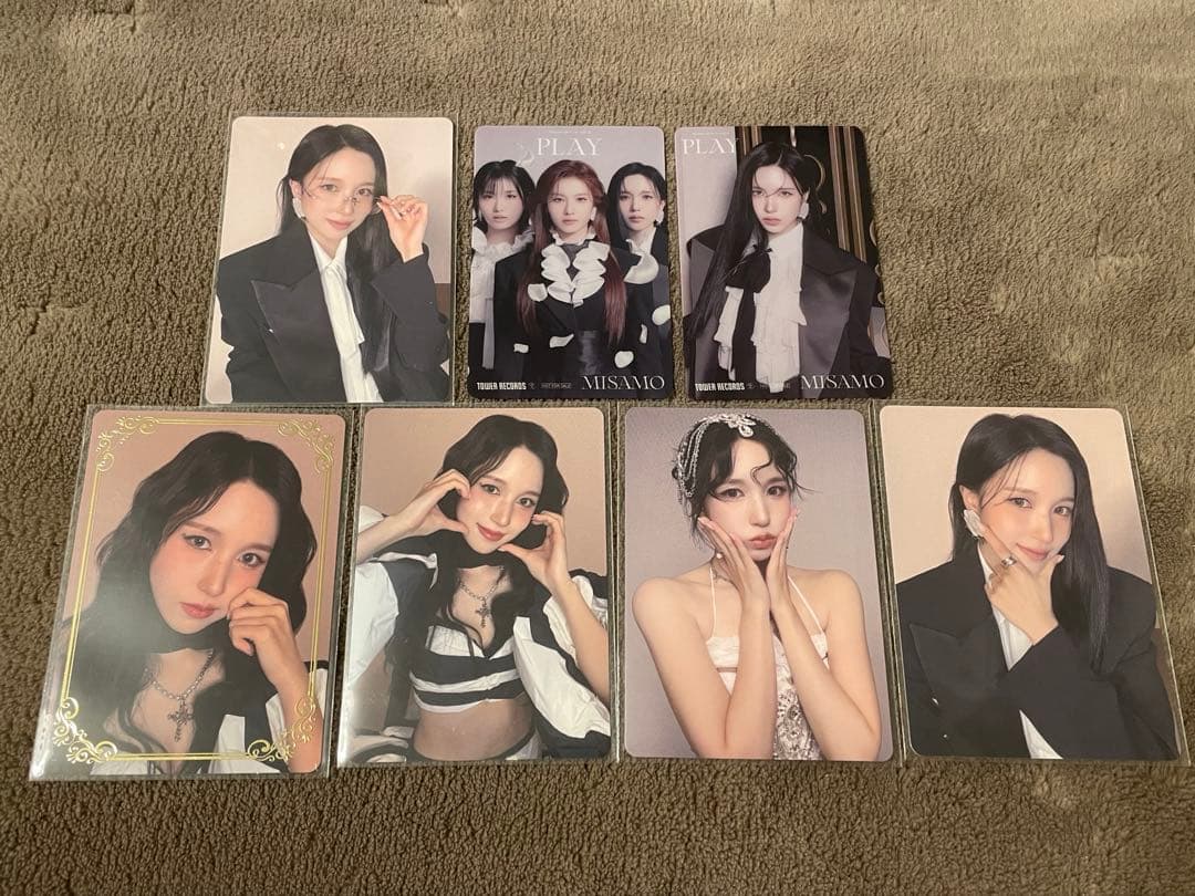 MISAMO PLAY タワレコ　ラキドロ　クリアトレカ　ミナ