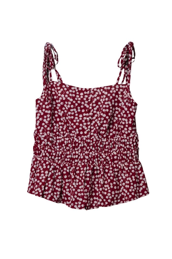 Herlipto＊Cherry Pattern Strap Top