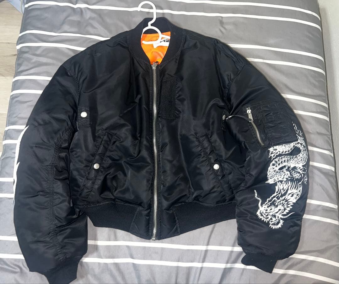  ヘロンプレストン H2 フライトジャケット ブラック