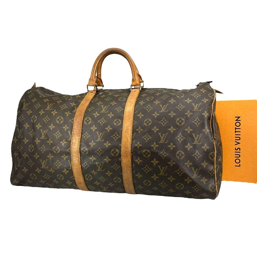 鑑定済☆ルイヴィトン　キーポル55 モノグラム　ボストンバッグ　旅行用バッグ