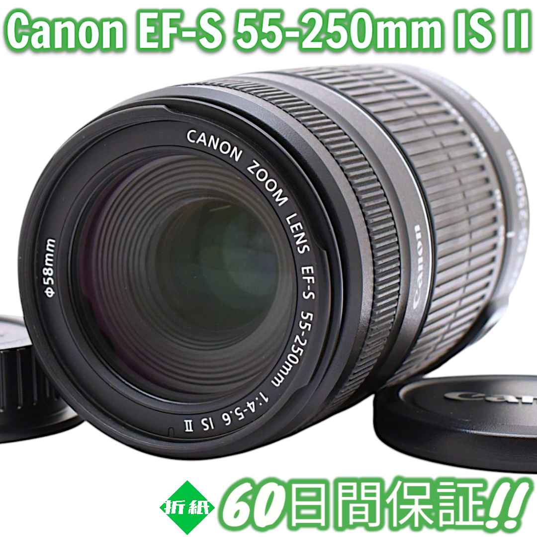 レンズ(ズーム) Canon EF-S 55-250mm F4-5.6 IS II #8262