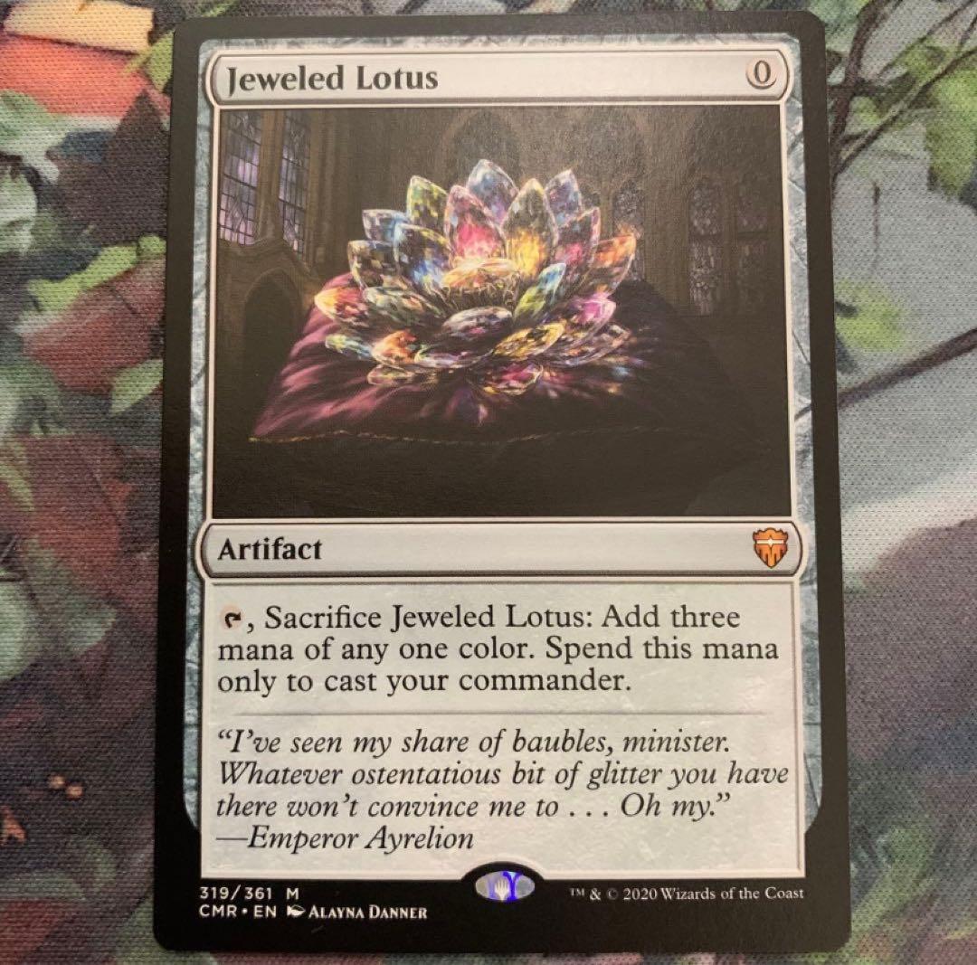 【2/8まで出品】宝石の睡蓮　英語　1枚