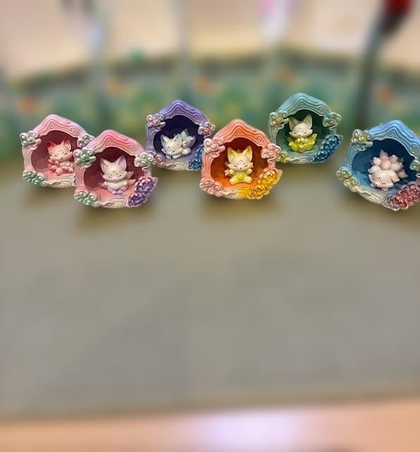 Borders様専　用九尾の狐 フィギュア 置物 幻想系 インテリア 開運 可