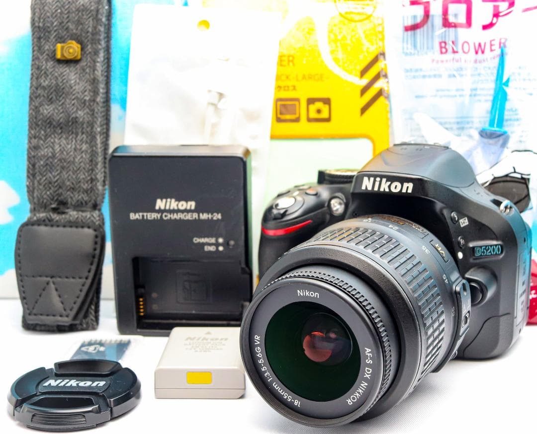 ニコン Nikon D5200⭐️スマホに転送⭐️超高画質⭐️動画OK⭐️