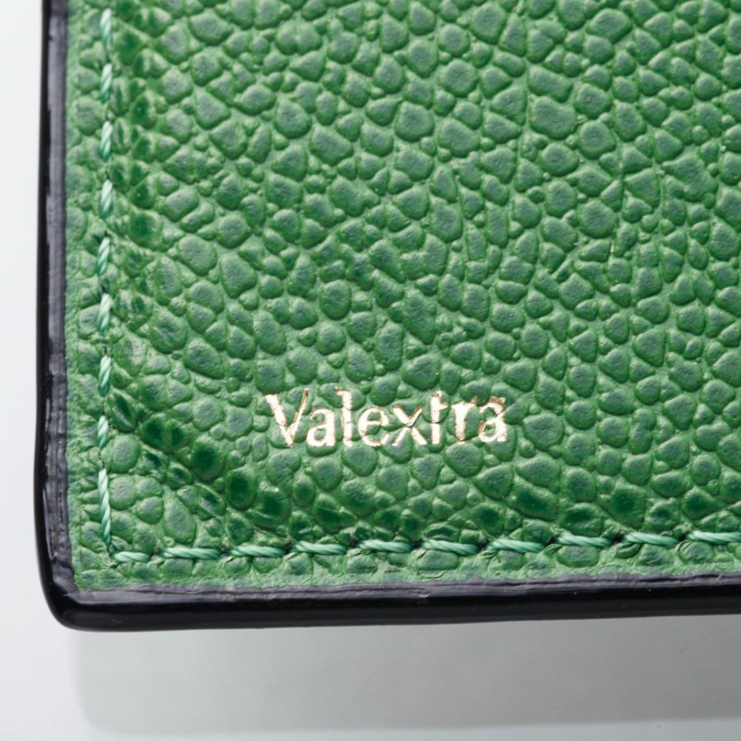 K3972Ｍ 美品 ヴァレクストラ マネークリップ 二つ折り カード 札入れ