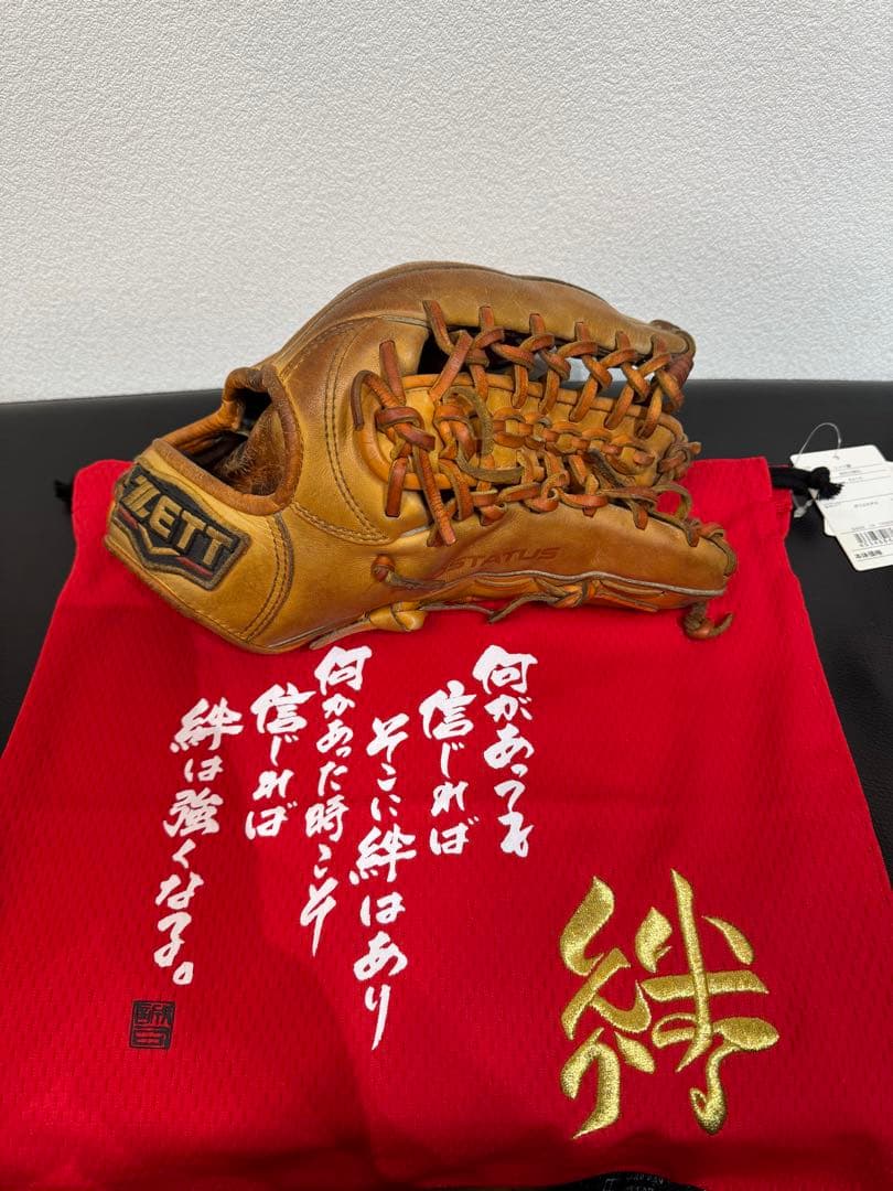 ZETT プロステイタス 即戦力 型良 軟式 外野手用グローブ