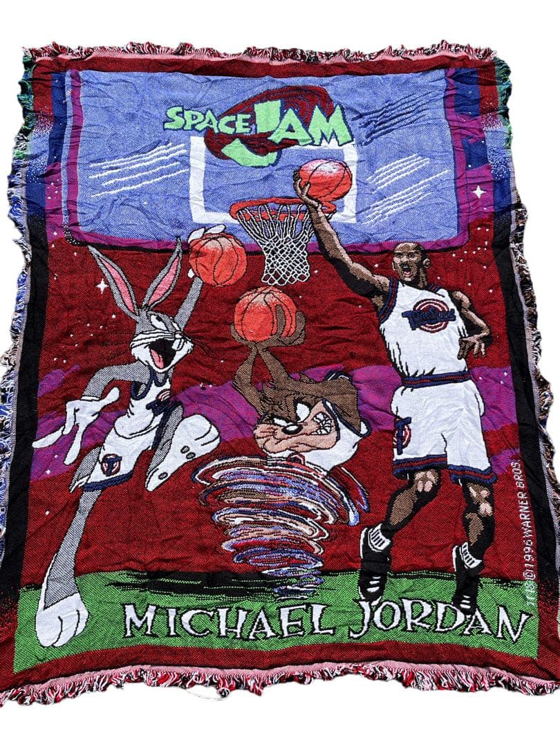 【VINTAGE】ラグ マット SPACE JAM ルーニーテューンズ MJ