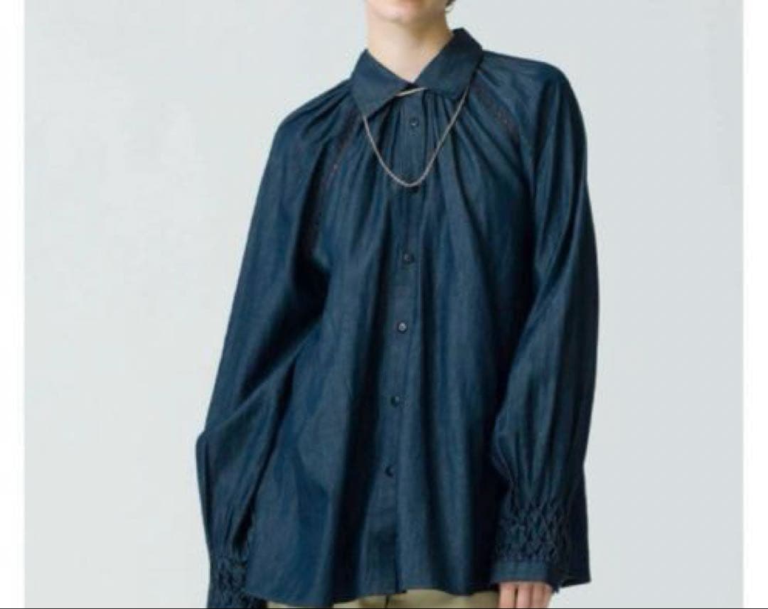 美品ロンハーマン別注マーレットmerletteTIANAデニムブラウスシャツS