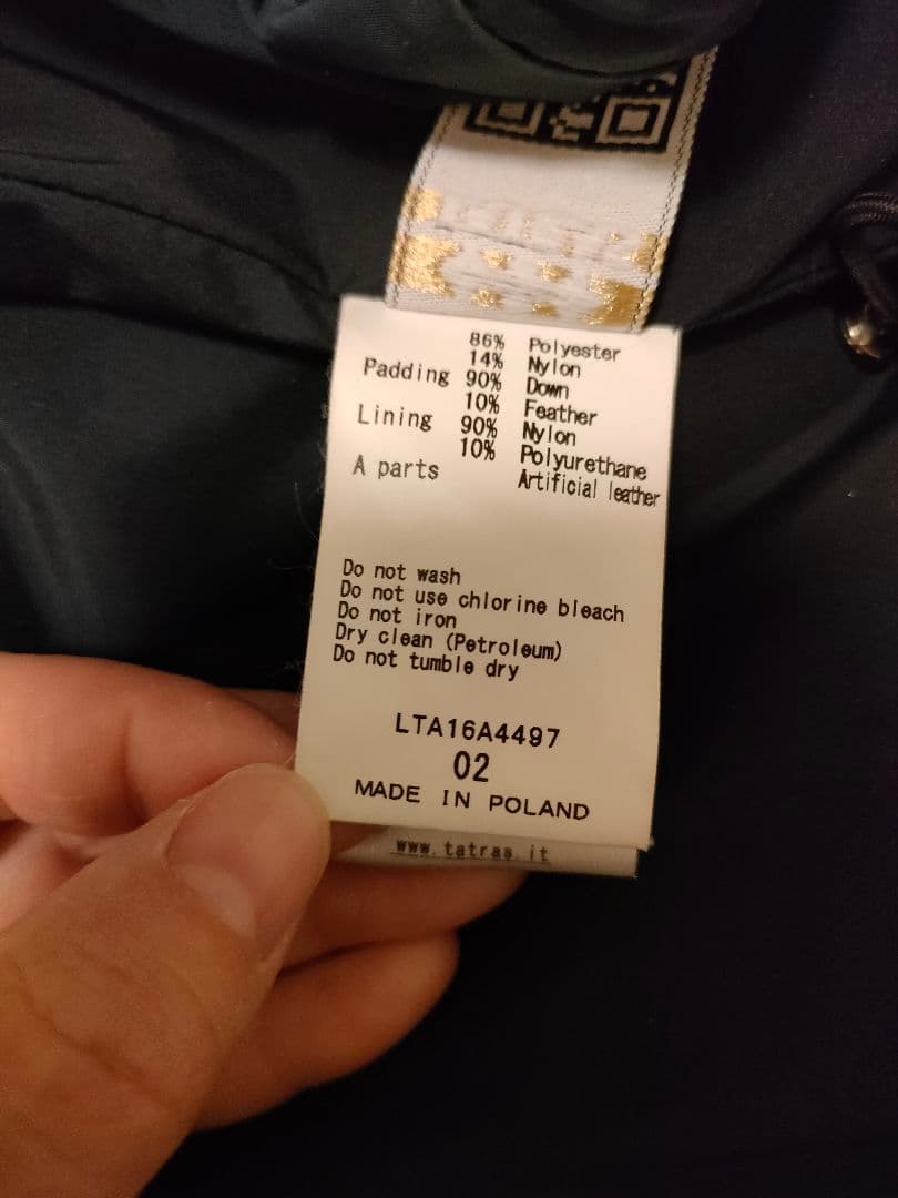 TATRAS ダウンコート LTA16A4497 VALLE ヴァレー　02