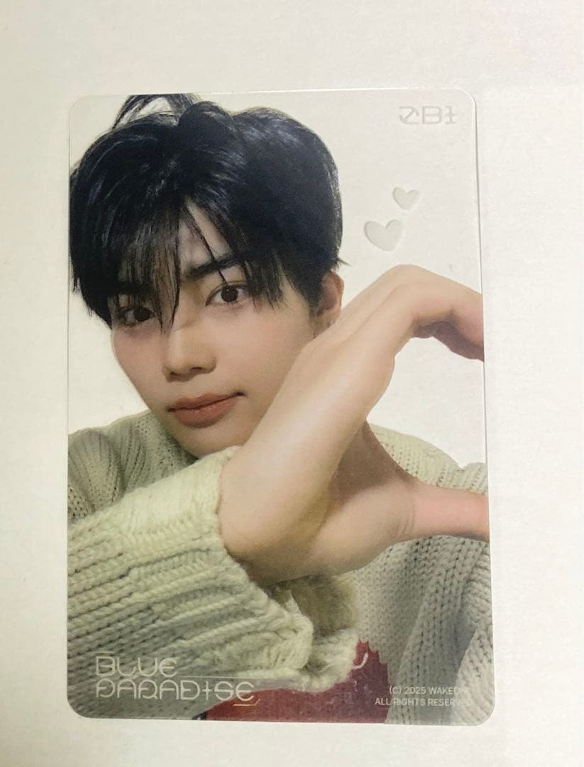 zb1 韓国 ポップアップ 透明トレカ ゴヌク トレカ 当選 限定 2週目