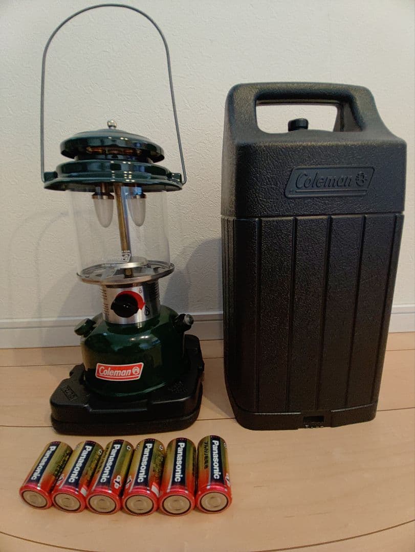 で*ん様 最終セール　廃盤品コールマン　美品　ノスタルジアランタン　LEDランタ