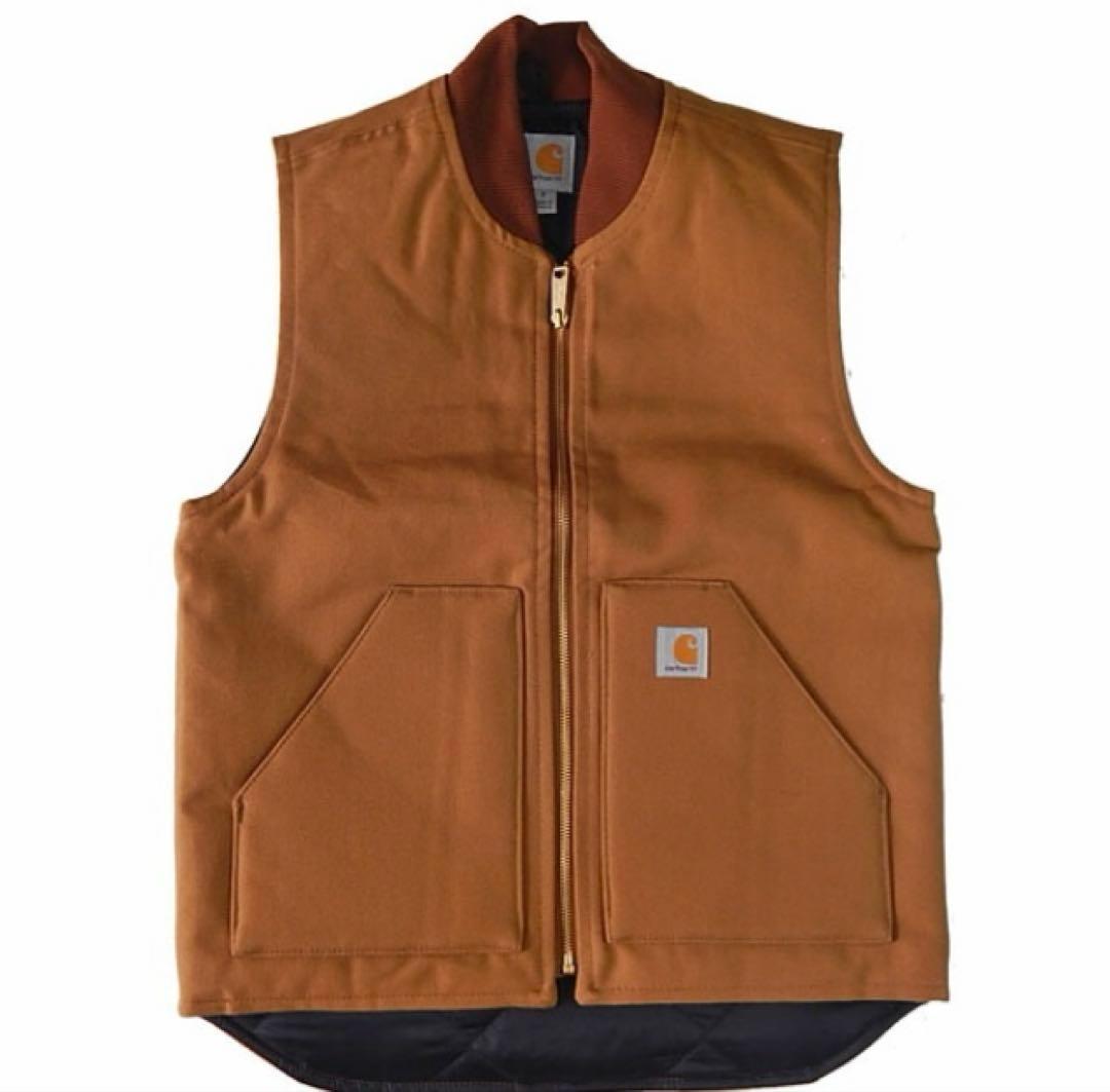 カーハート　ダックベスト　ブラウン　Mサイズ