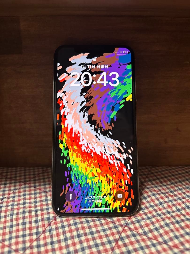 iPhone X 64GB バッテリー100%simフリー