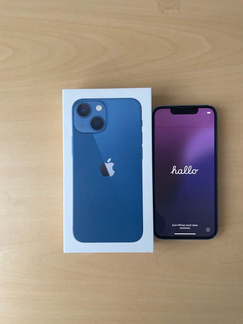 iPhone 13 mini 128gb ブルー　※広角カメラ