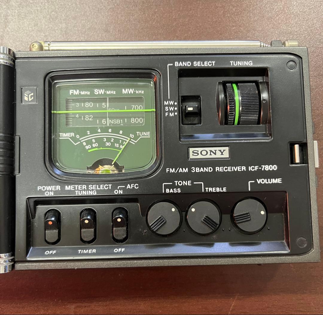 ラジオ・コンポ SONY 3BAND RECEIVER ICF-7800