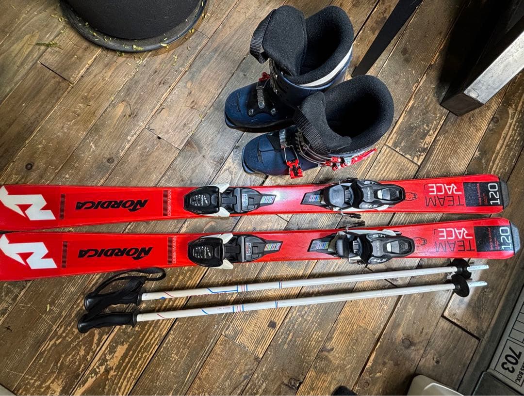 Nordica 120 スキーセット アトミック22.5