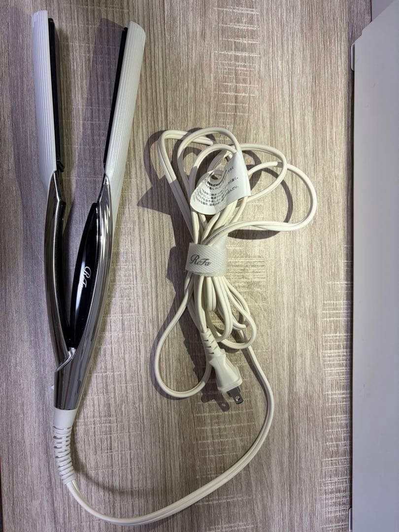 【動作確認済】ReFa リファ ストレート ヘアアイロン ホワイト