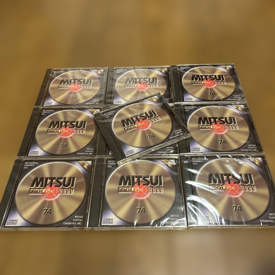 三井東圧化学 MITSUI GOLD CD-R 650MB 74分 (⁠10枚)